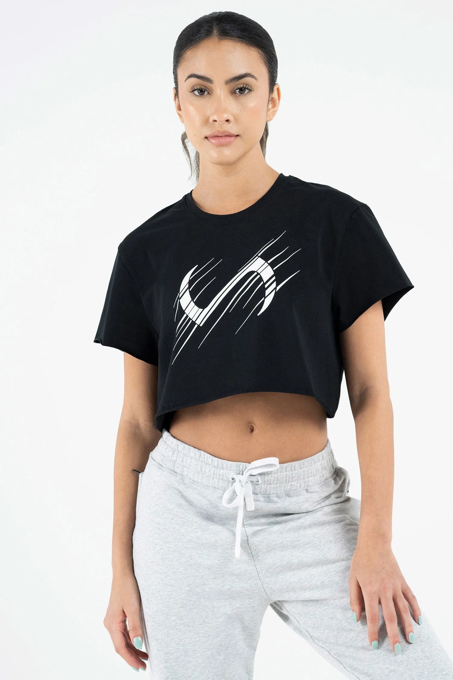 Lift Oversized Gym Crop Tee