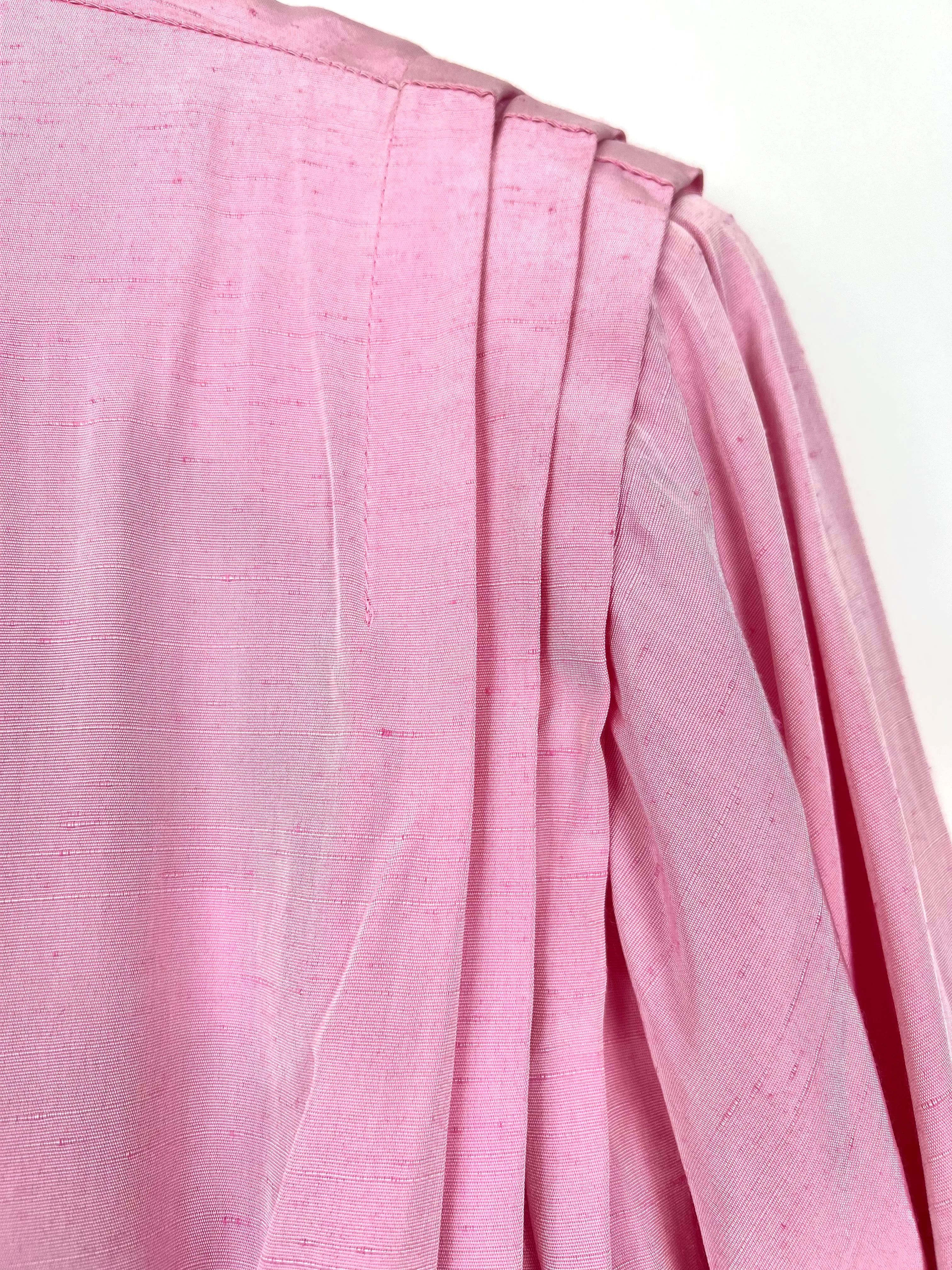 Live: 80 Vintage Pink Peplum Skirt Set