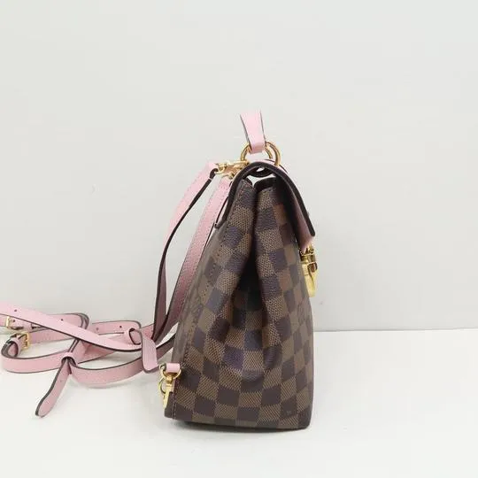 Louis Vuitton Clapton Mini Brown Damier Ebene Canvas Backpack