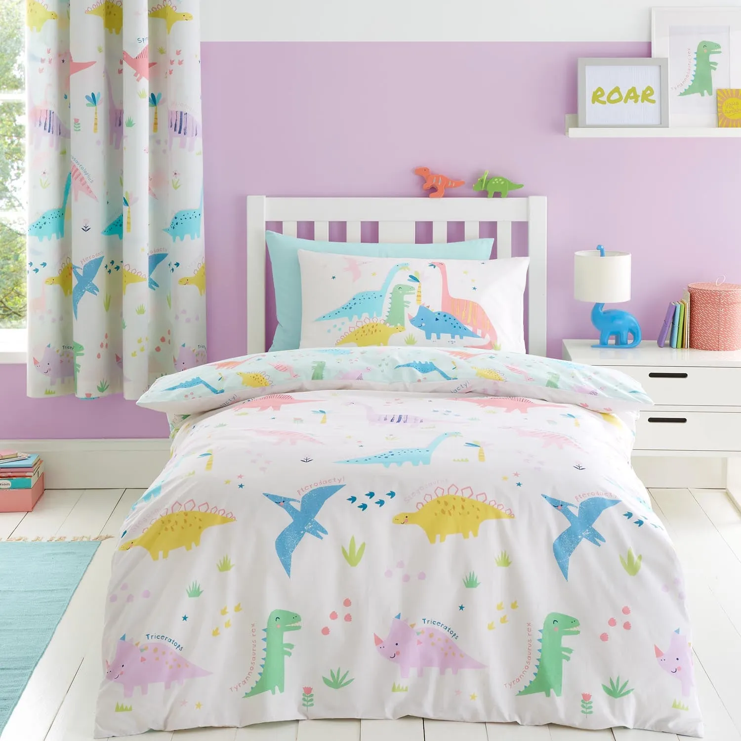 Loveable Dinosaur Duvet Cover