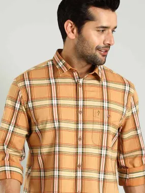 Men Checked Full Sleeve Cotton Shirt