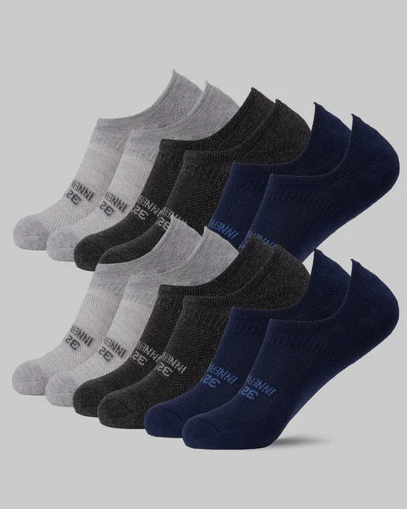 MEN'S 6-PACK COOL COMFORT NO SHOW SOCKS