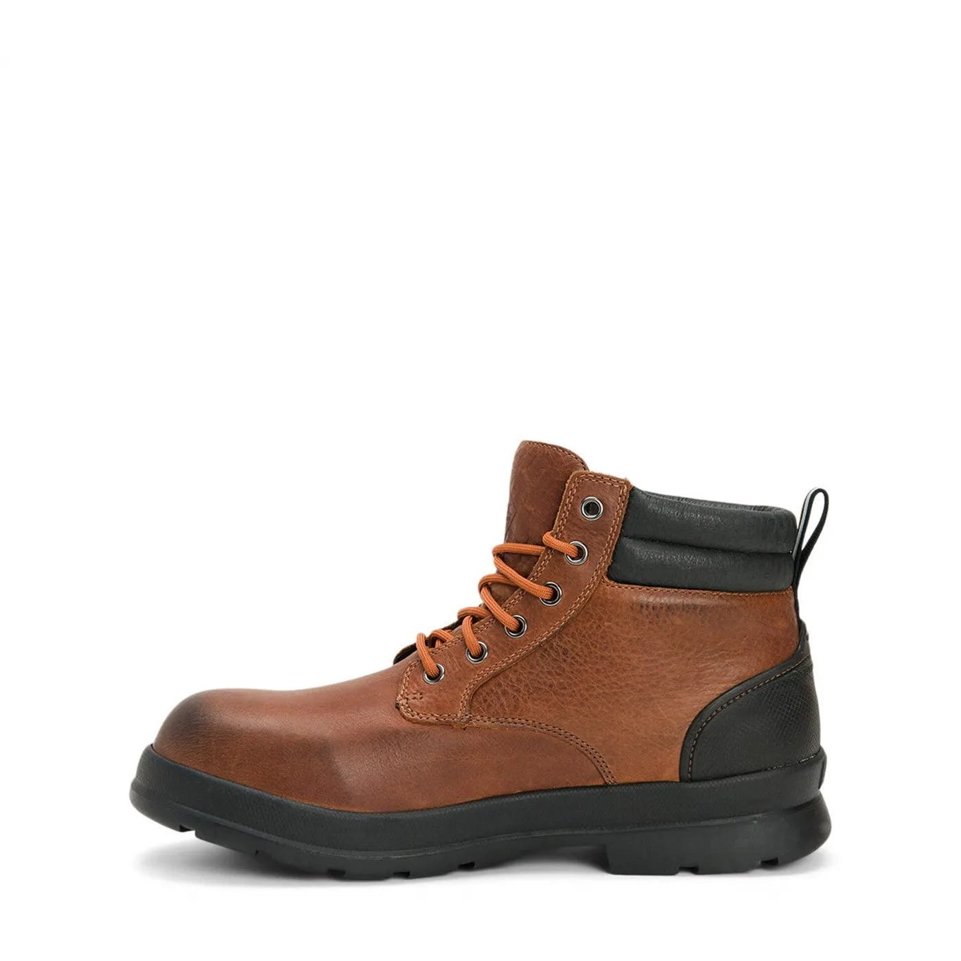 Men's Chore Farm Leather Lace-Up Safety Boots