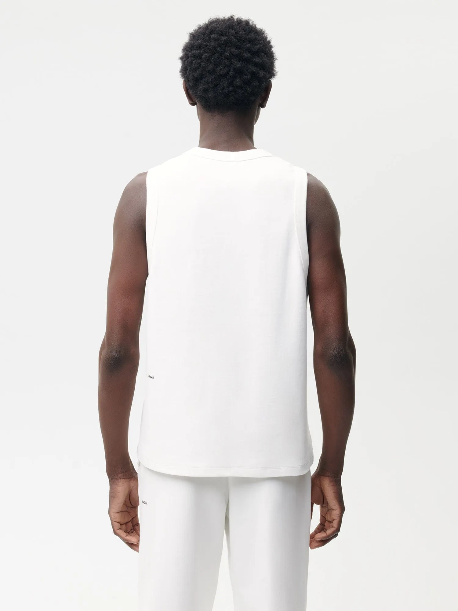 Men's Cotton Tank Top—off-white