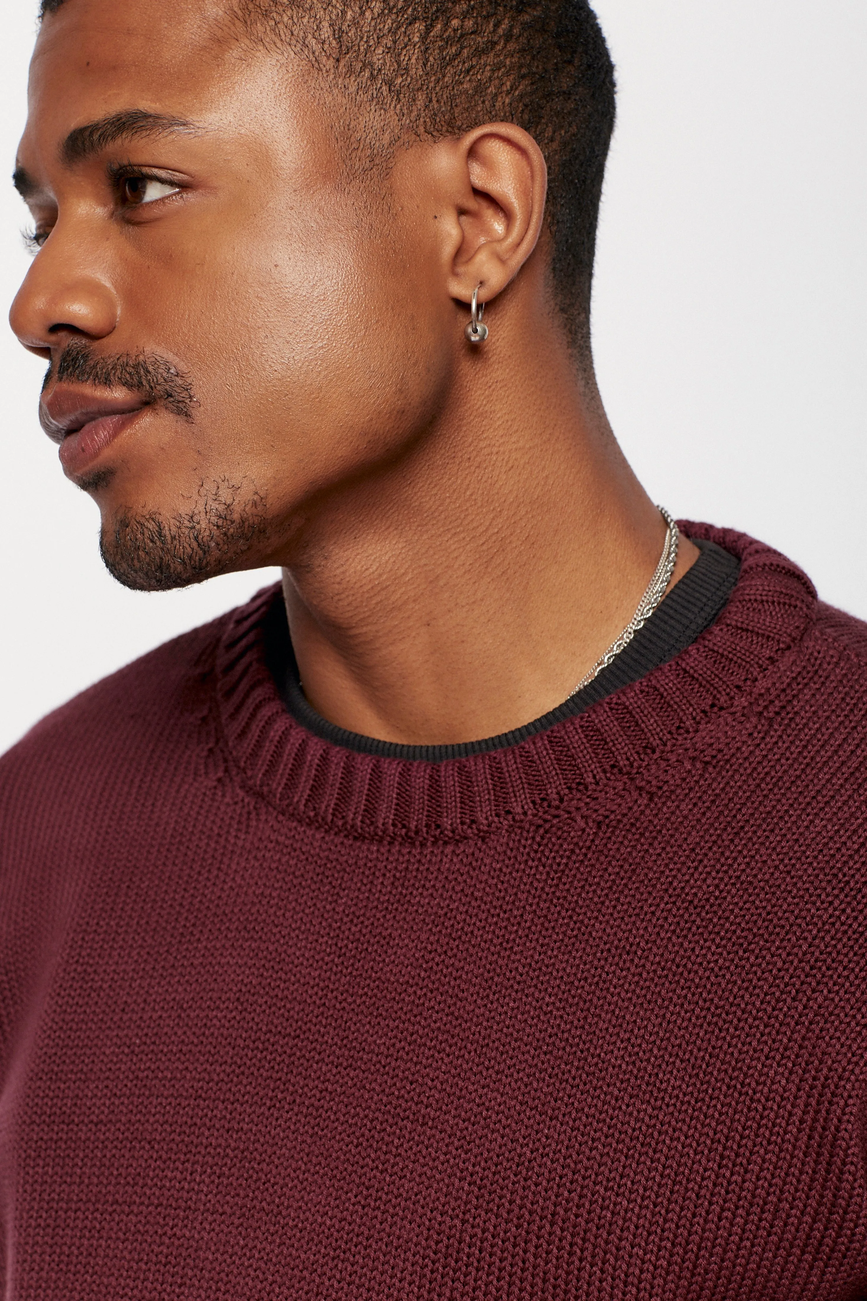 Men's Hamatah Sweater in Port