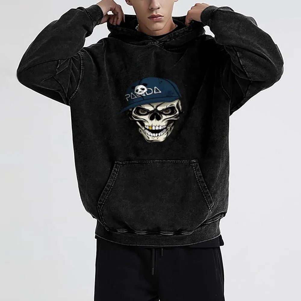 Mens Vintage Skeleton Hoodies