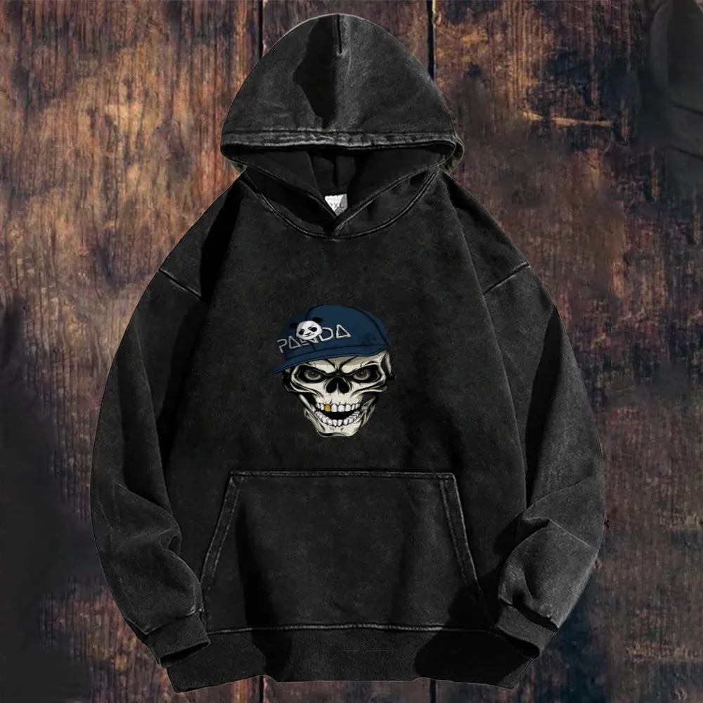 Mens Vintage Skeleton Hoodies