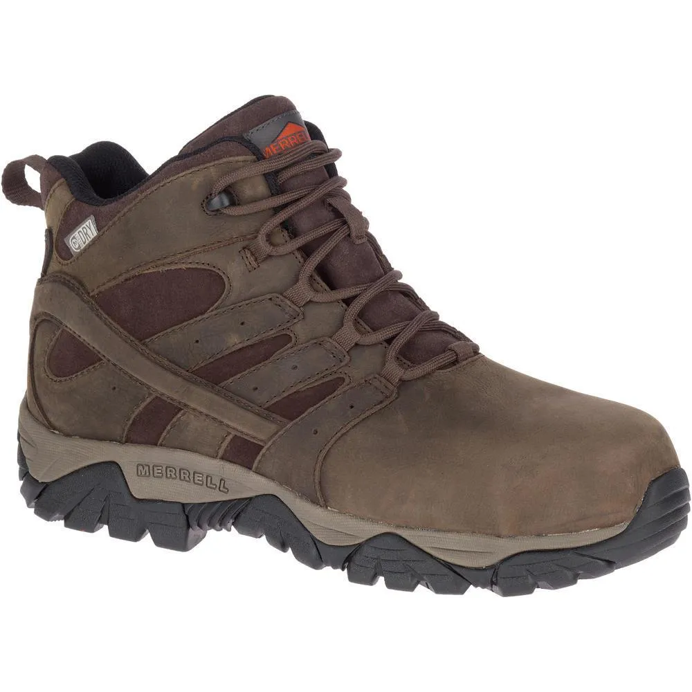 Moab Vertex Mid Leather Men's Work Boots Wp Espresso