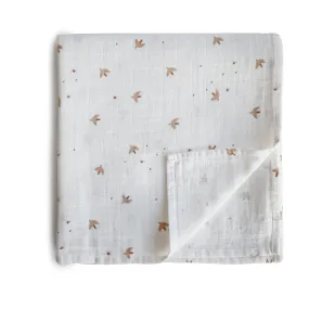 Muslin Swaddle Blanket Organic Cotton (Sparrow)