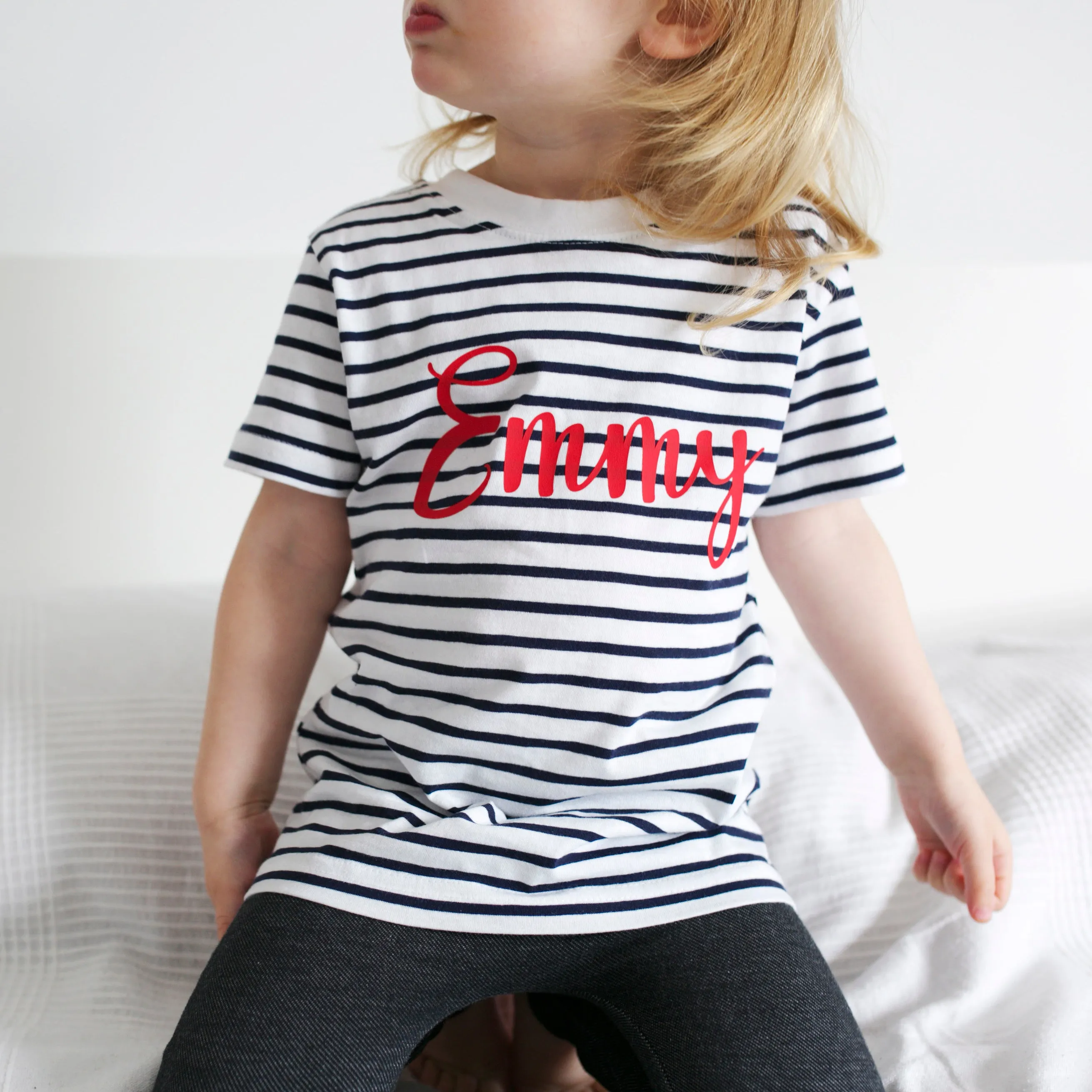 Nautical 100% cotton personalised T shirt