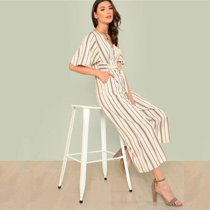 NEVA’S NUDE LINES ANKLE PANT JUMPSUIT