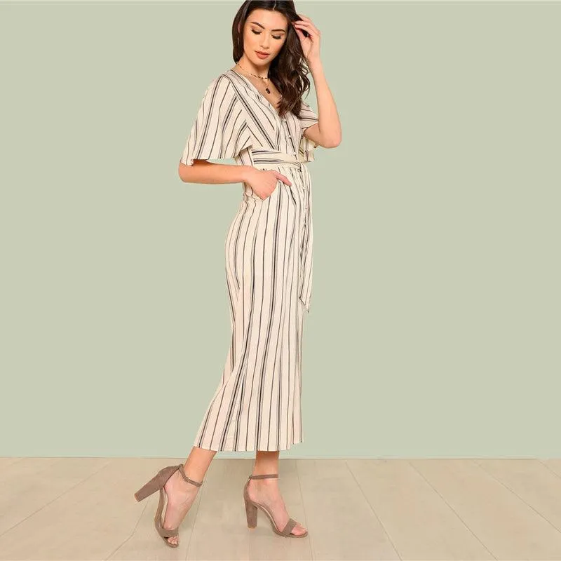 NEVA’S NUDE LINES ANKLE PANT JUMPSUIT