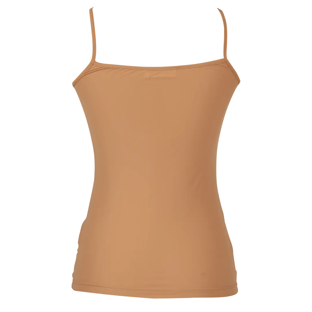 Nude "V" Neck Slip Top