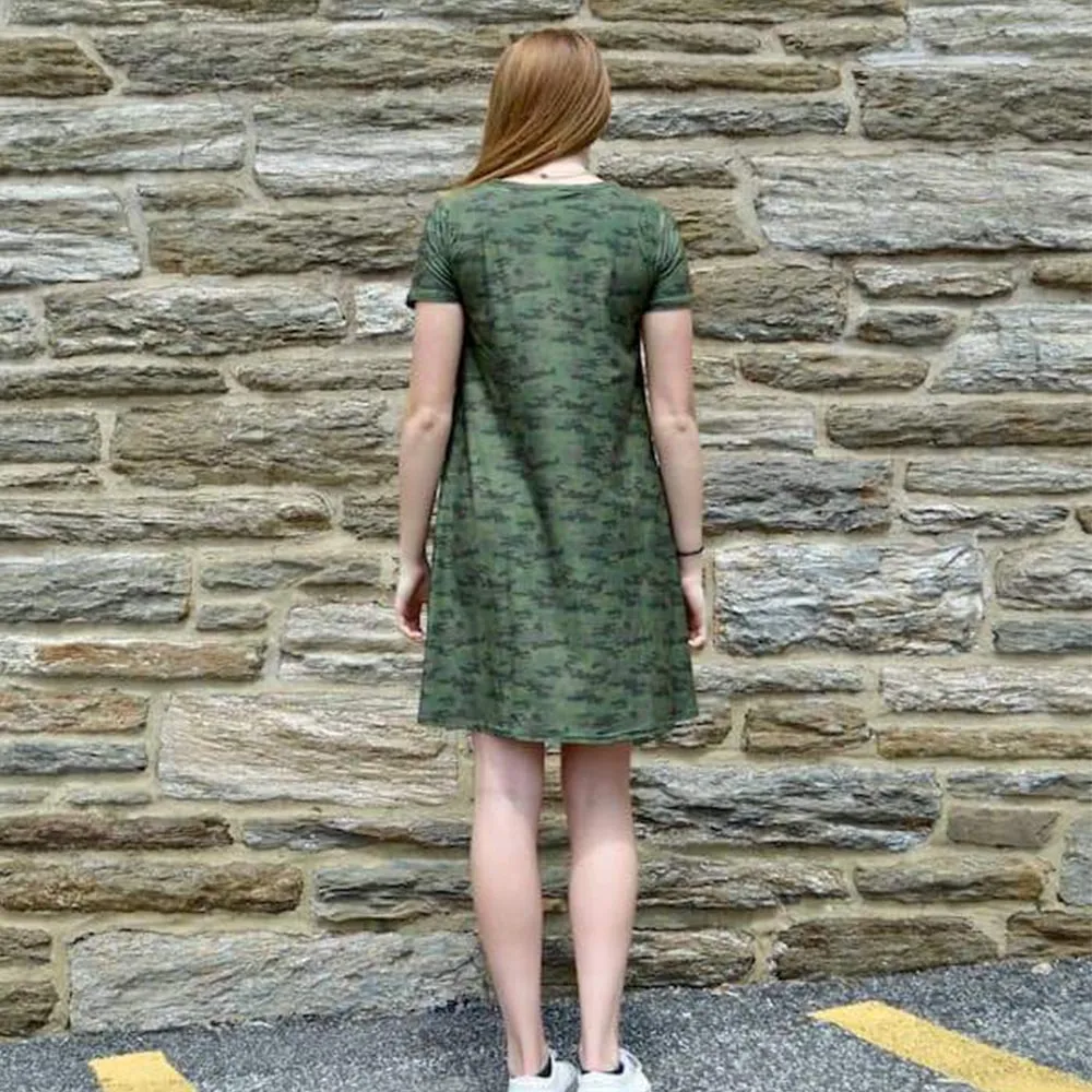 Olive Camo Dress