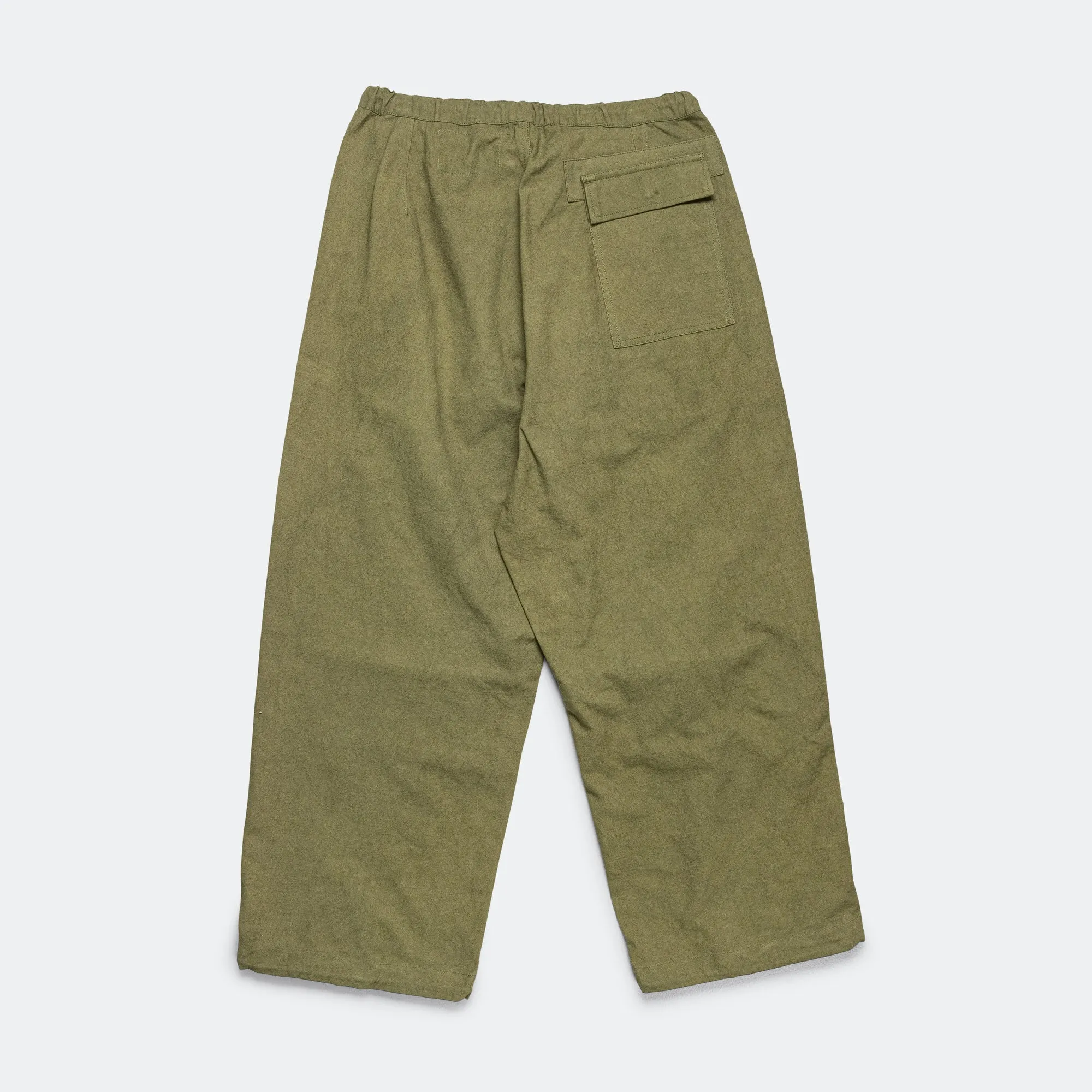 Paco Pants - Olive Slub