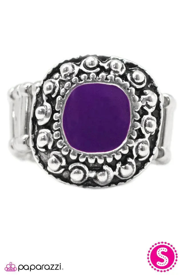 Paparazzi Accessories  - HOLD YOUR HORSES #RP1/C5 - Purple Ring