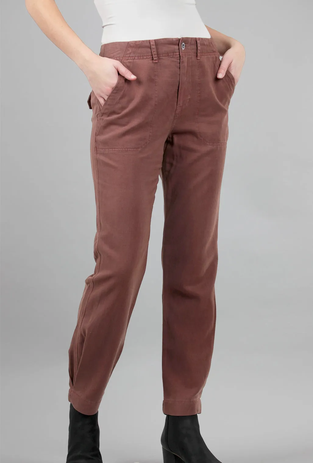 Pleated Cuff Utility Pant