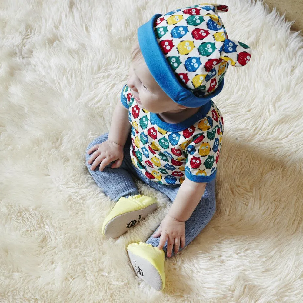 Poco Nido 100% Organic Rainbow Owl Baby Hat 七彩貓頭鷹有機純棉嬰兒帽