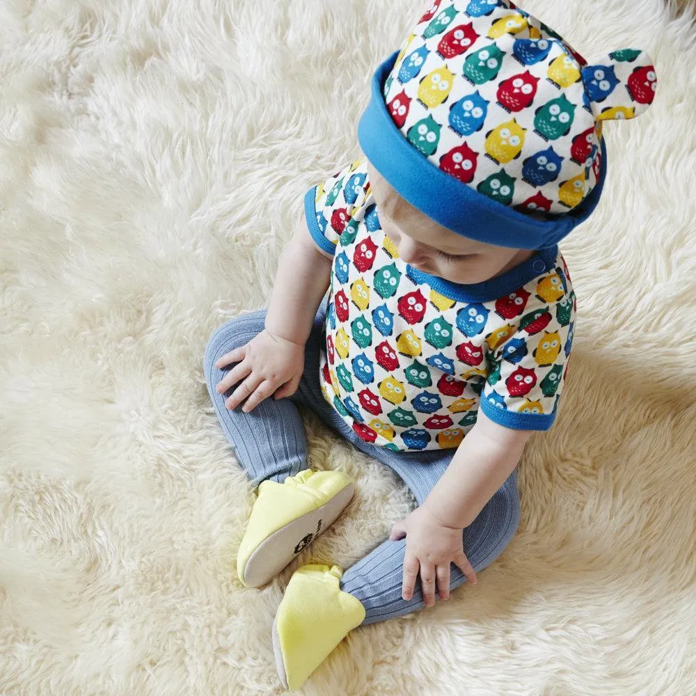 Poco Nido 100% Organic Rainbow Owl Baby Hat 七彩貓頭鷹有機純棉嬰兒帽