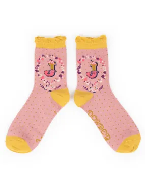 Powder - Alphabet socks J