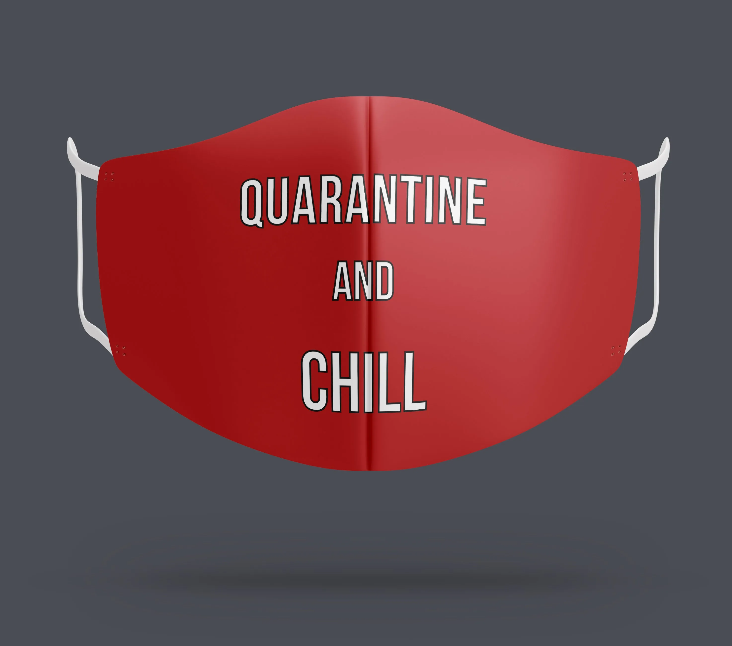 Quarantine and Chill Premium Mask (Pack of 3)