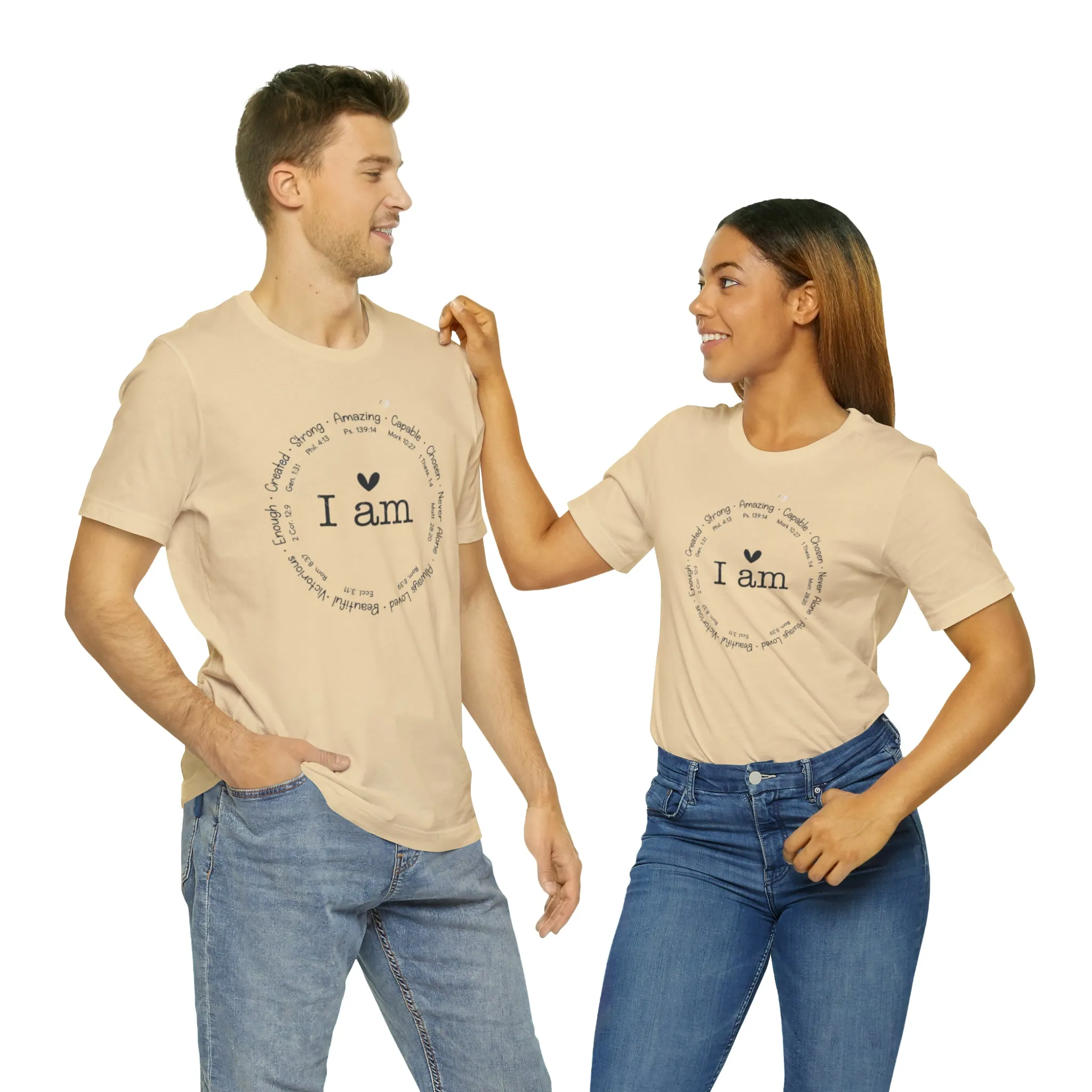 "I AM" Bella Canvas Unisex Jersey Short Sleeve Tee