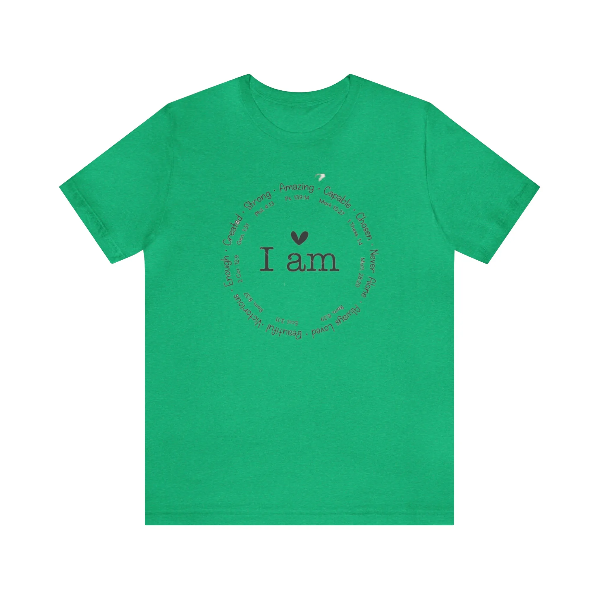 "I AM" Bella Canvas Unisex Jersey Short Sleeve Tee