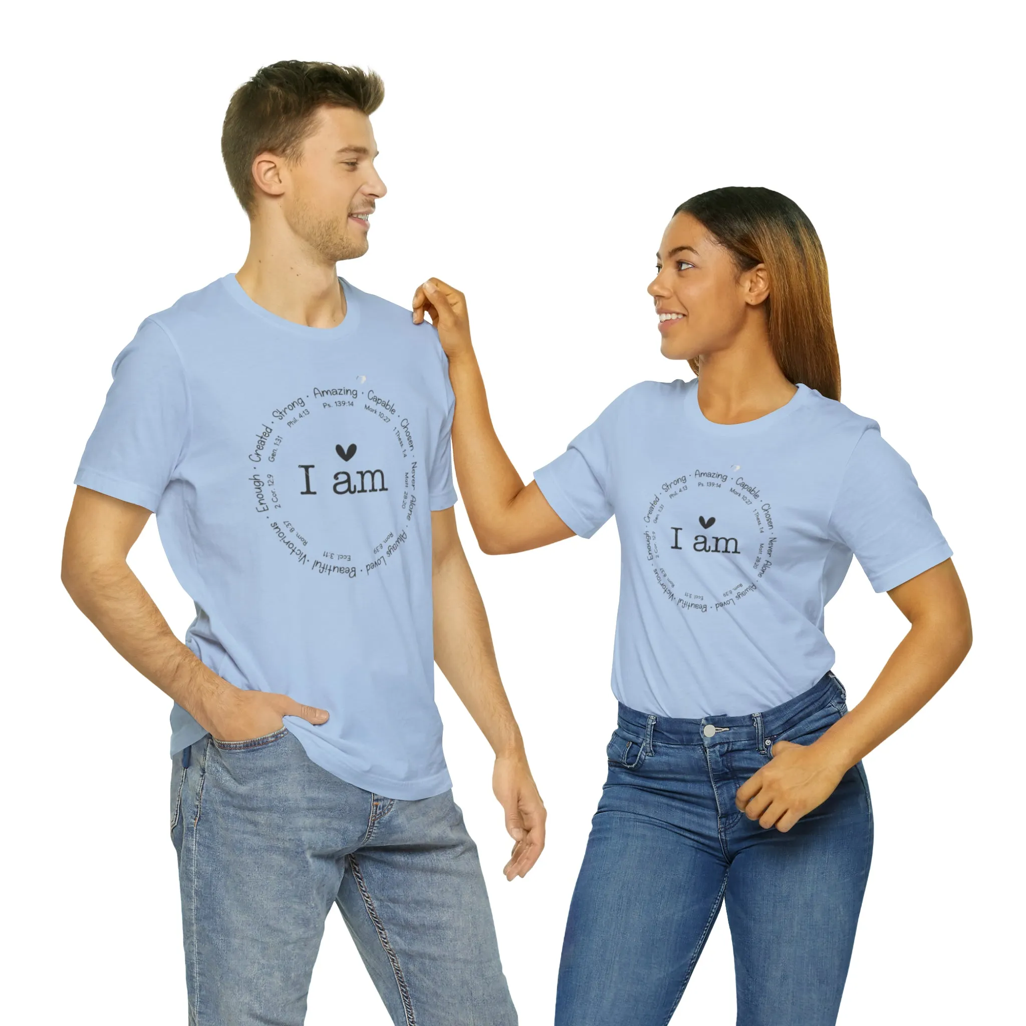 "I AM" Bella Canvas Unisex Jersey Short Sleeve Tee