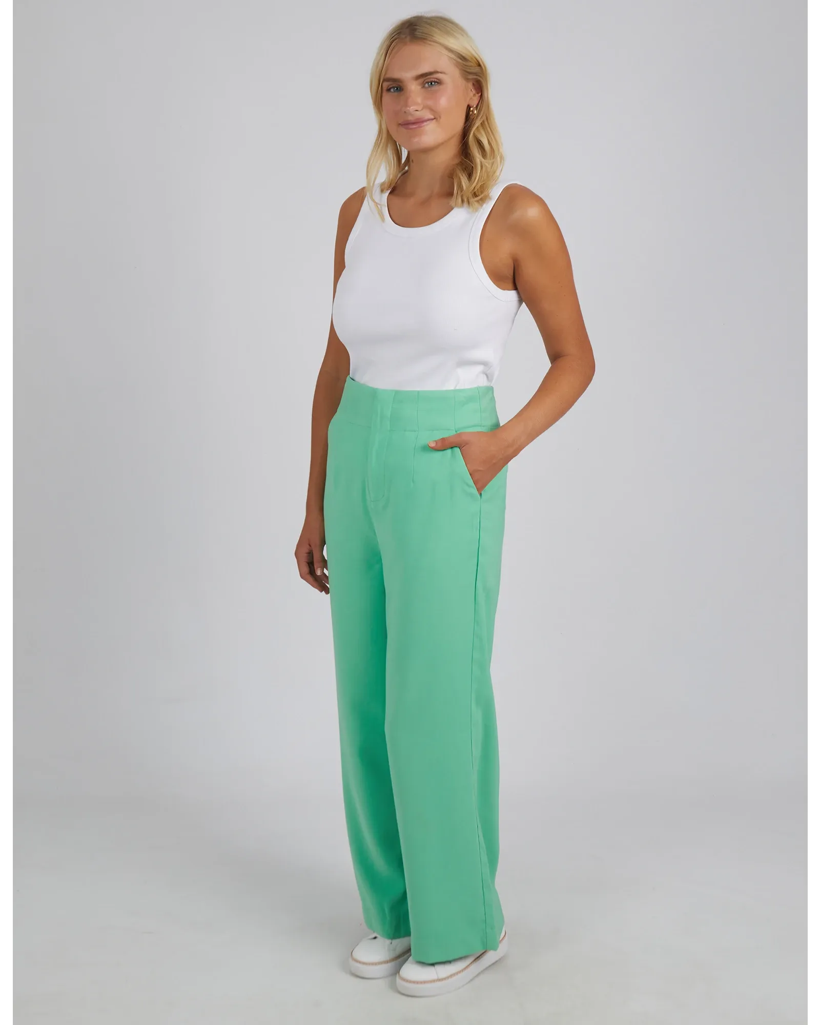 Rhiannon Wide Leg Pant Meadow