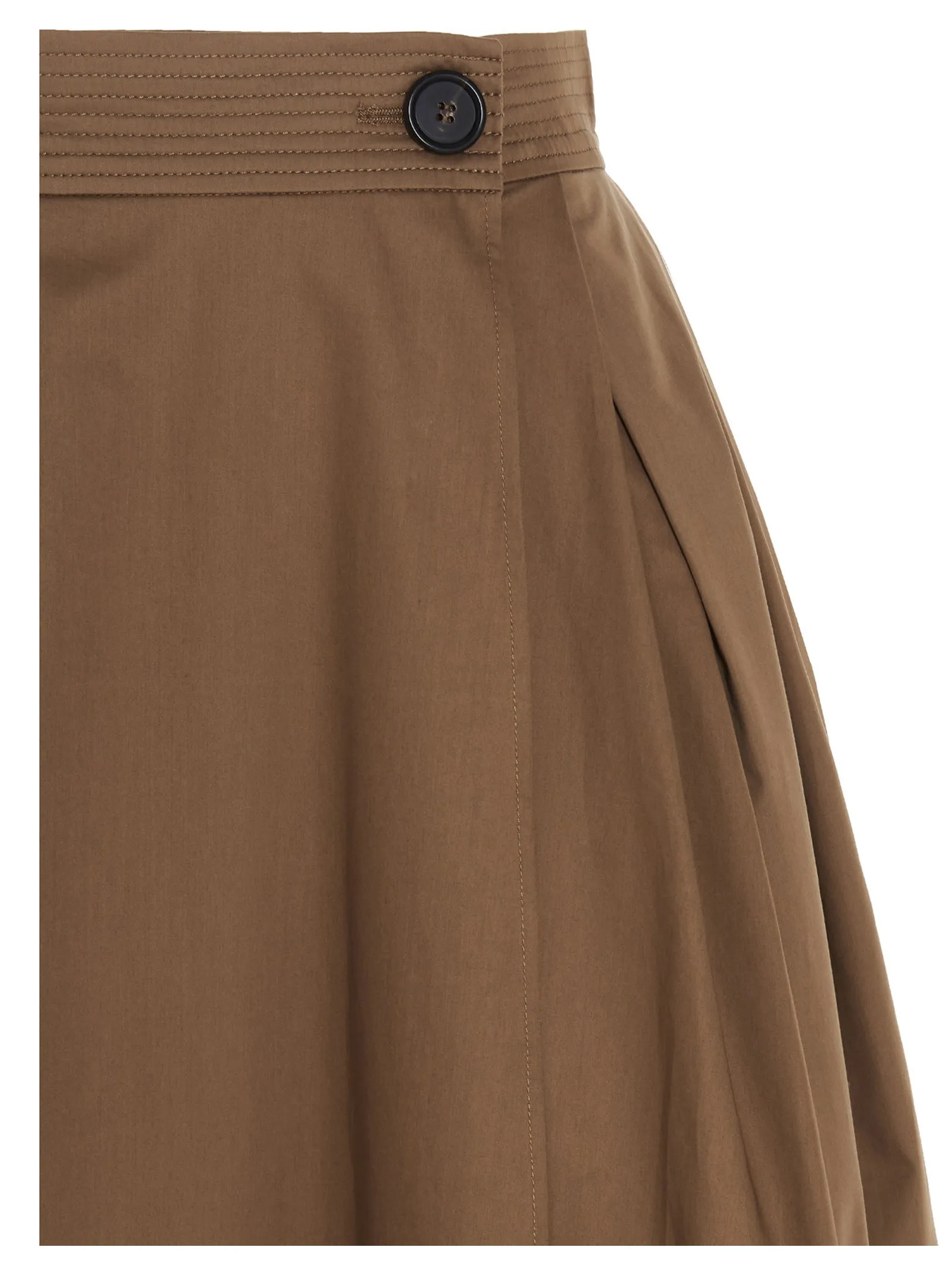 'S Max Mara Pleated Wrap Skirt