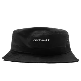 Script Bucket Hat - Black/White