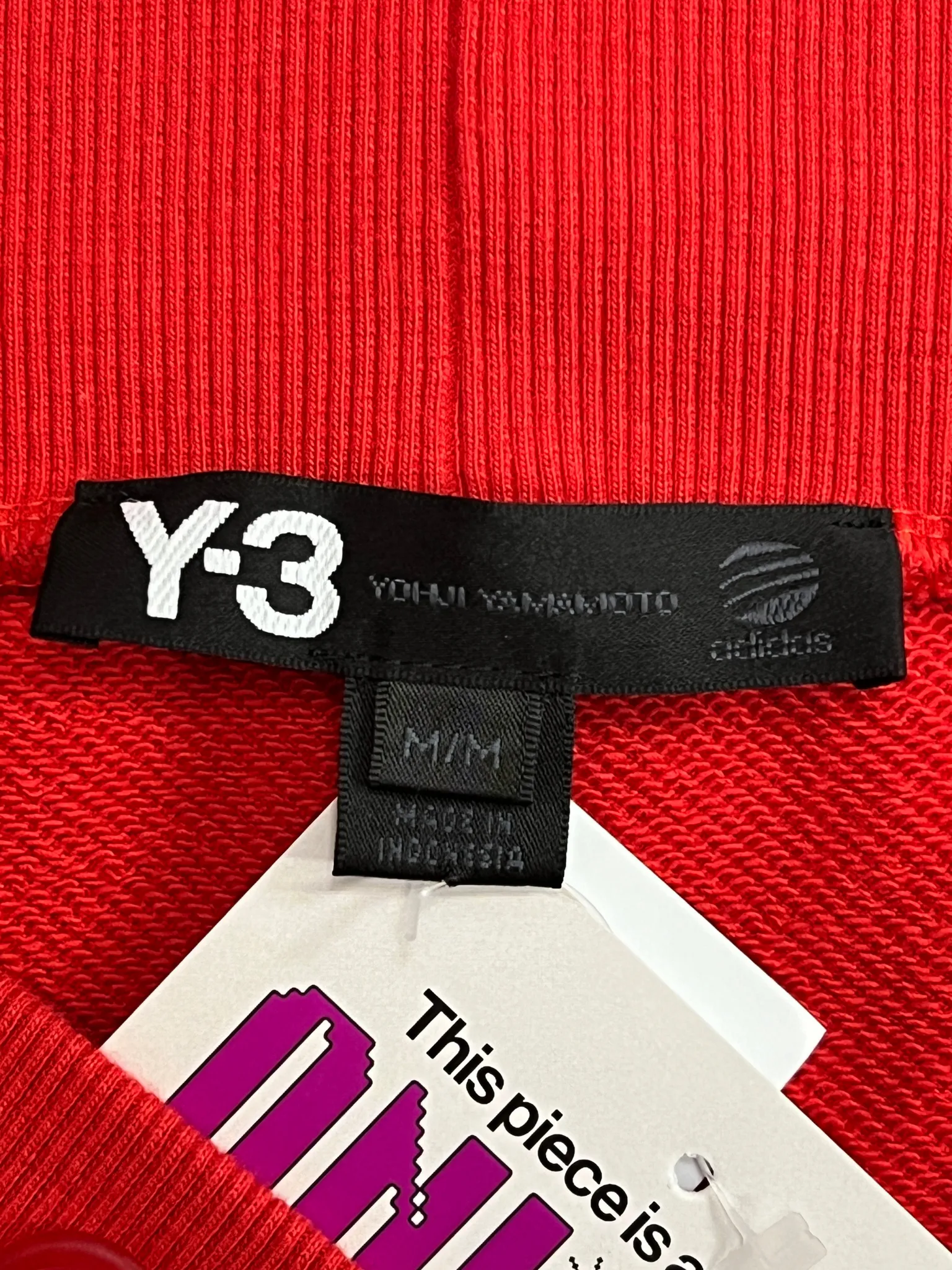 Size M - Y-3 x Adidas Red Top