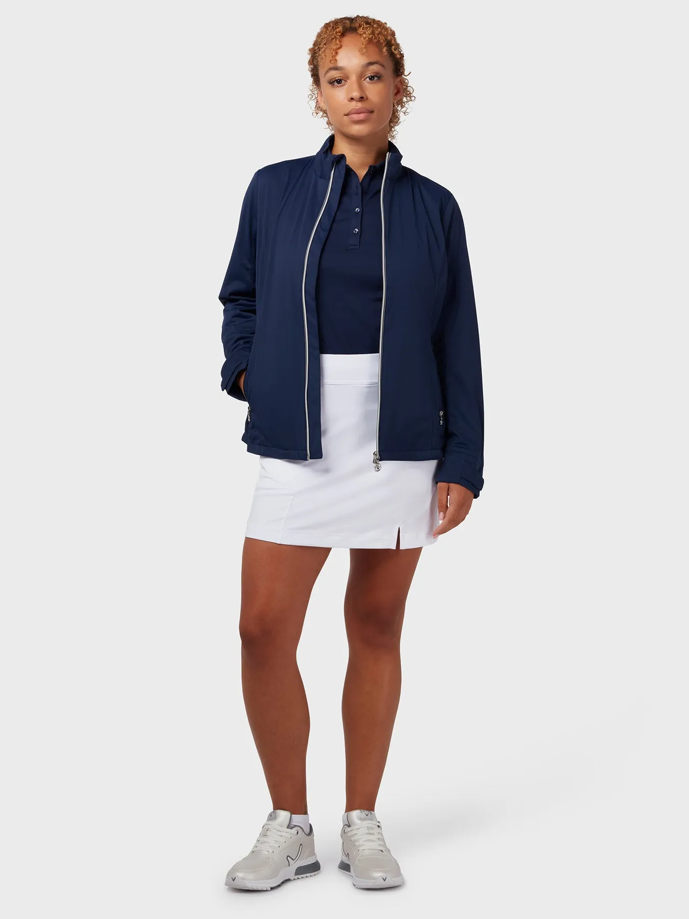 Sleeveless Women's Polo In Peacoat