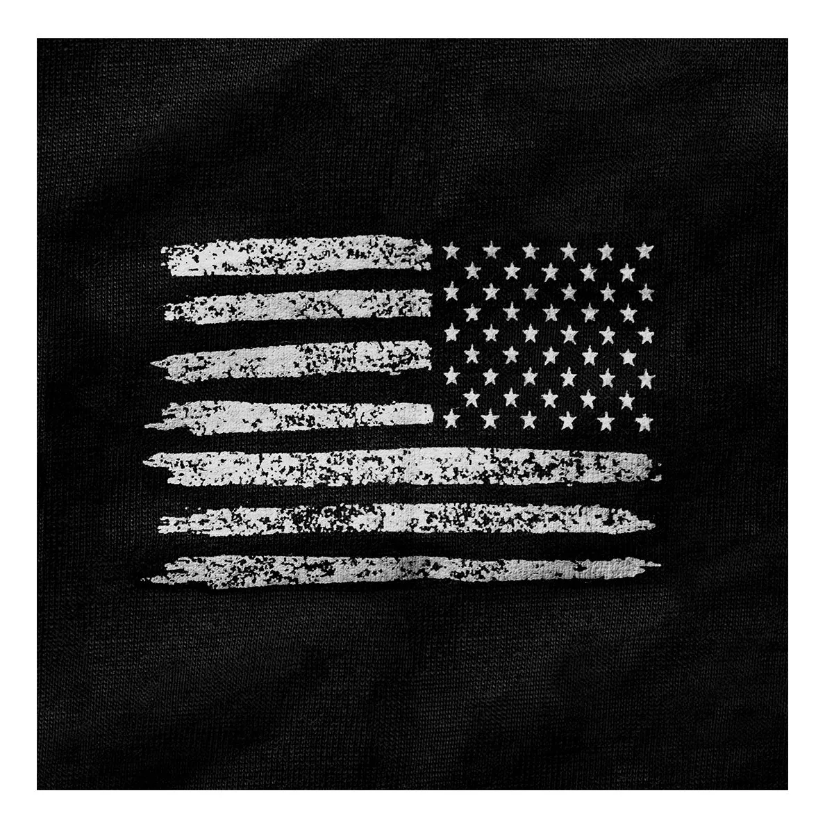 T-Shirt: Distressed US Flag Long Sleeve