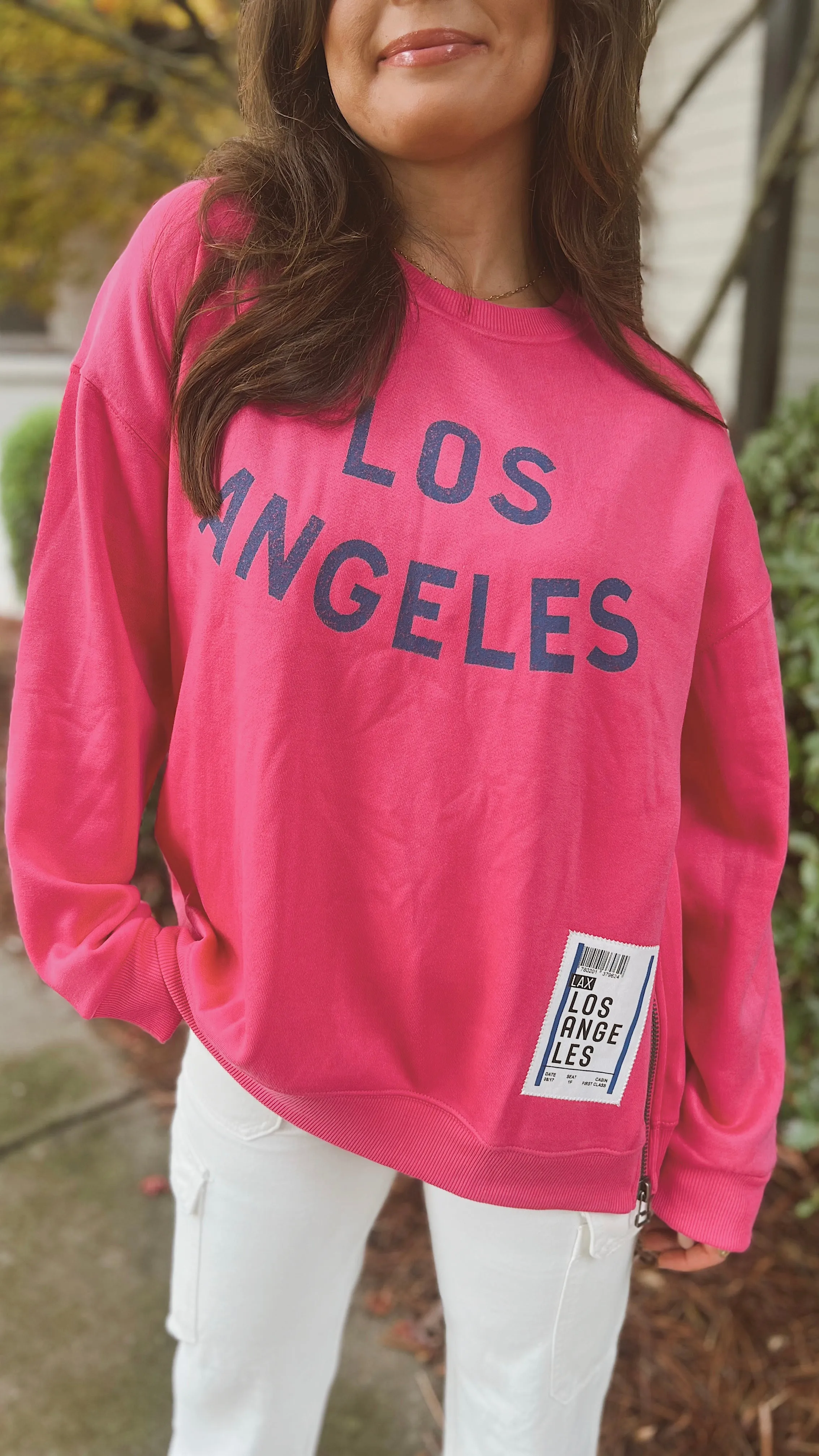 The LA Boarding Pass Crewneck