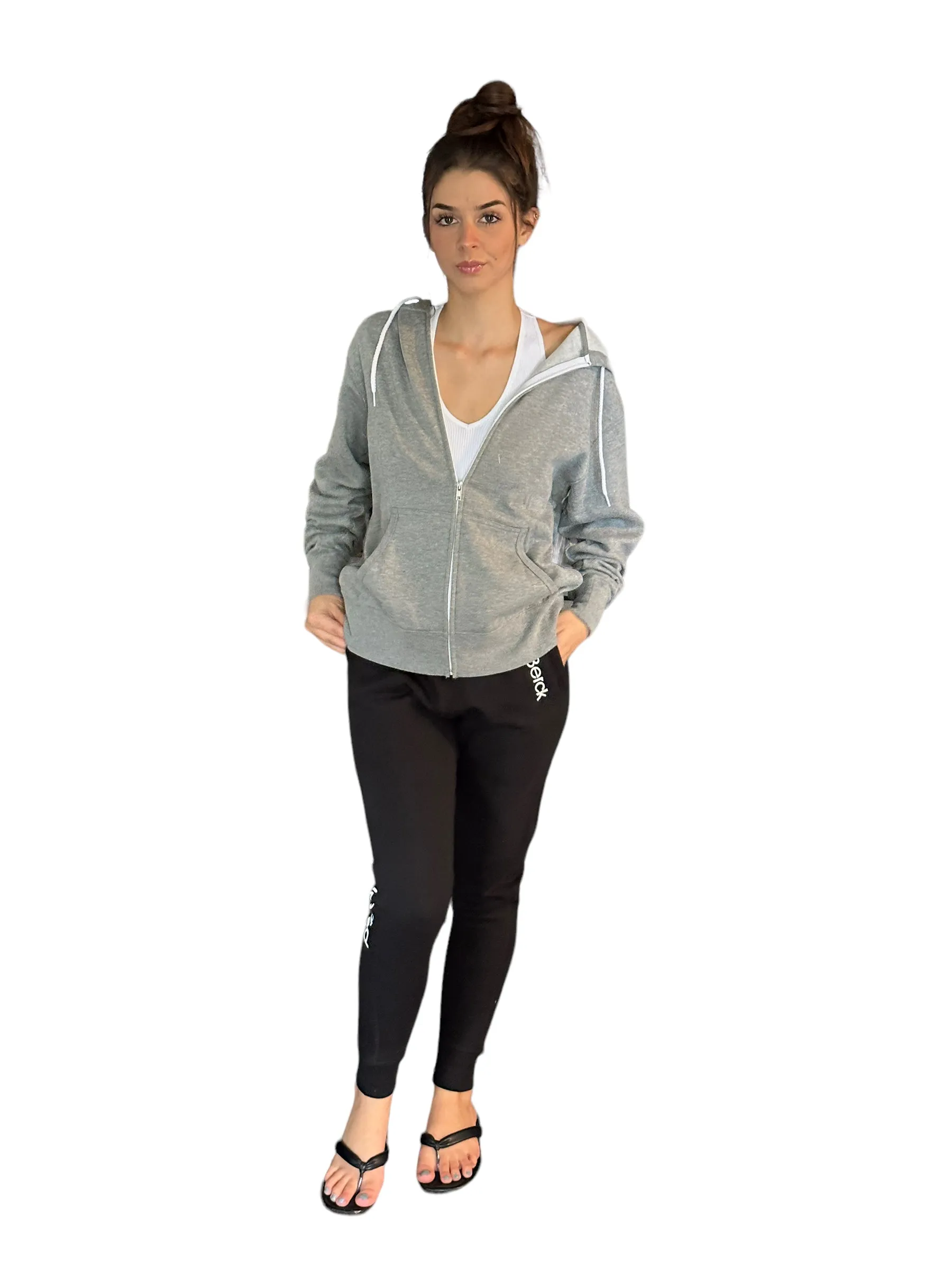 Unisex Zip Hoodie Lightweight Fleece