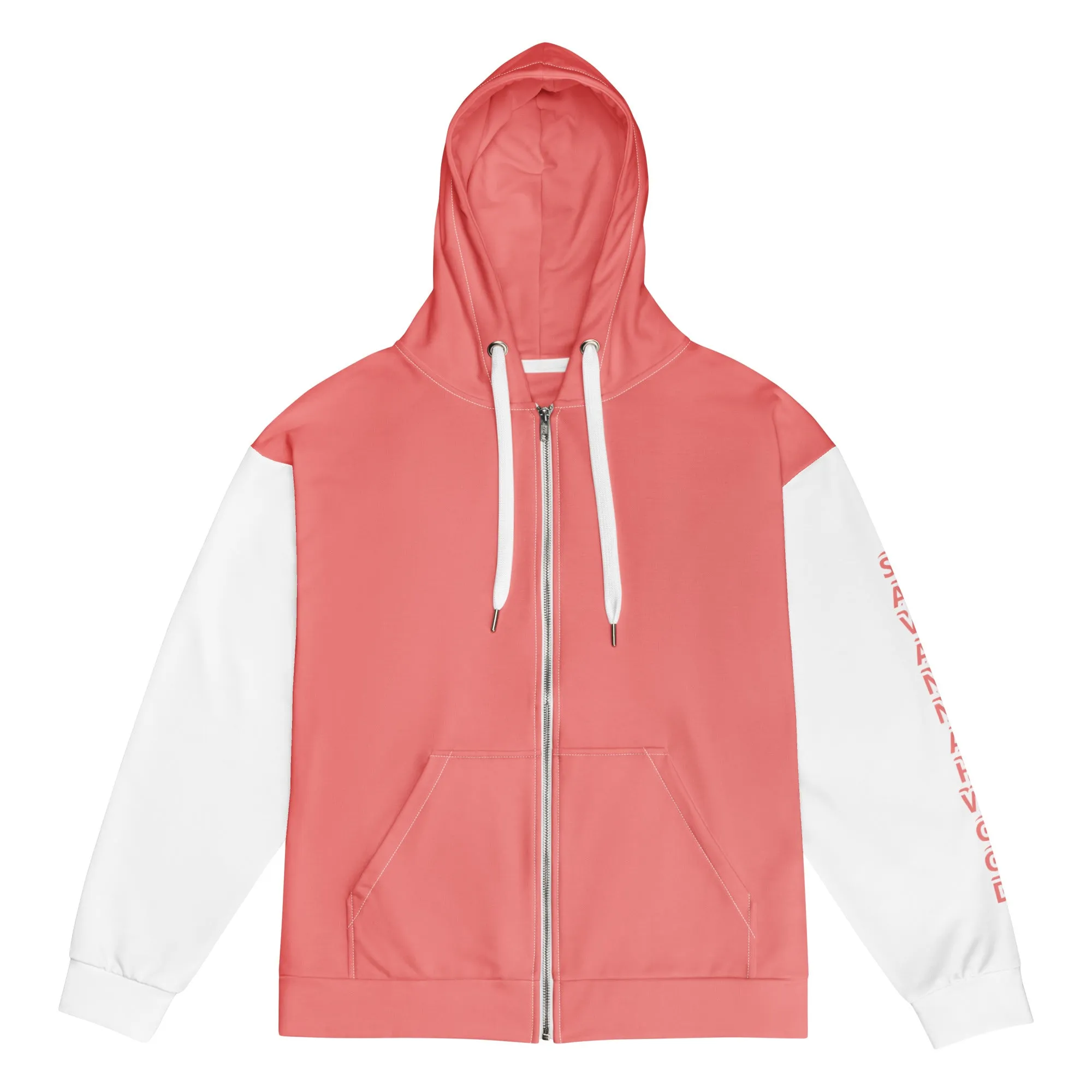 Unisex zip hoodie Pink Kisses 2