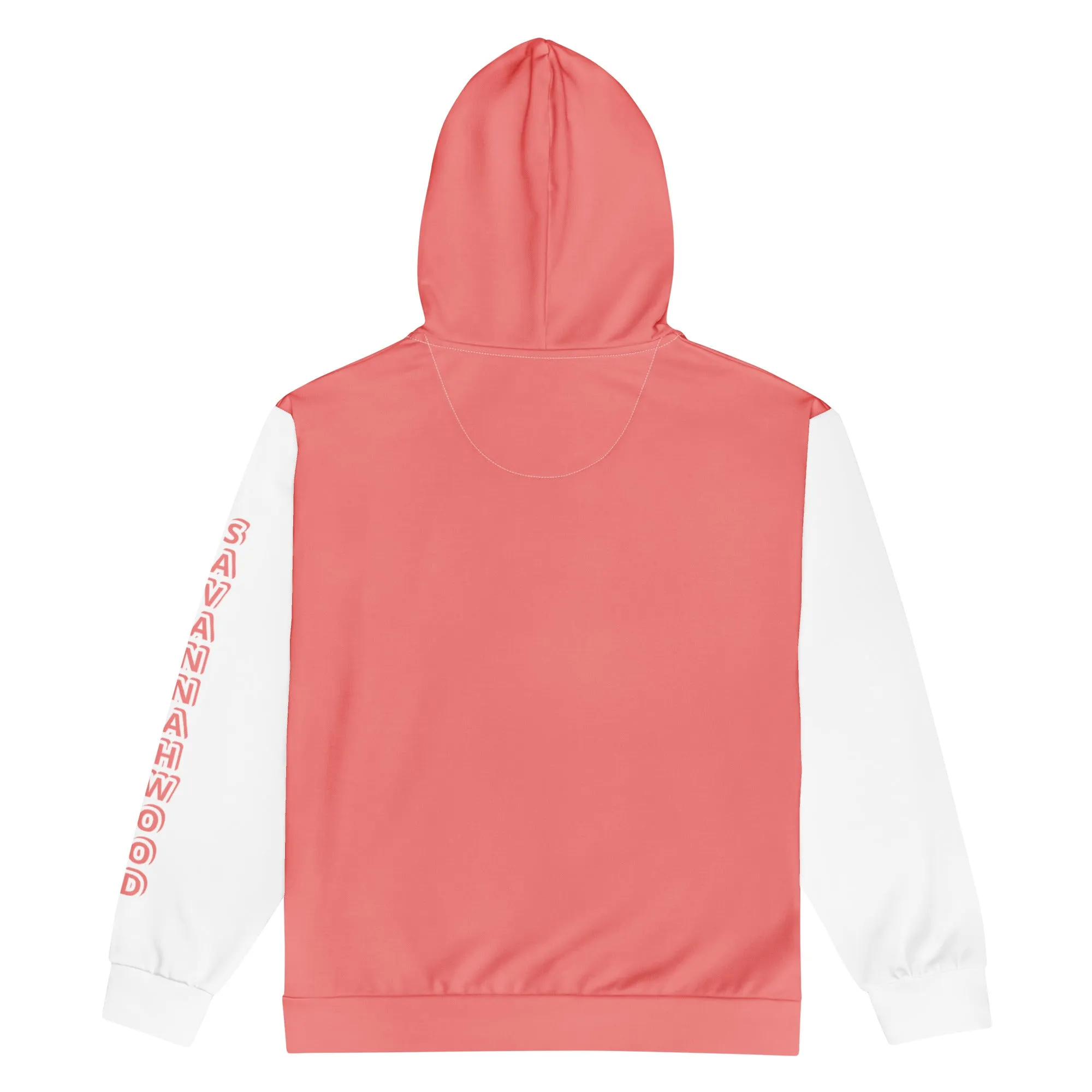 Unisex zip hoodie Pink Kisses 2