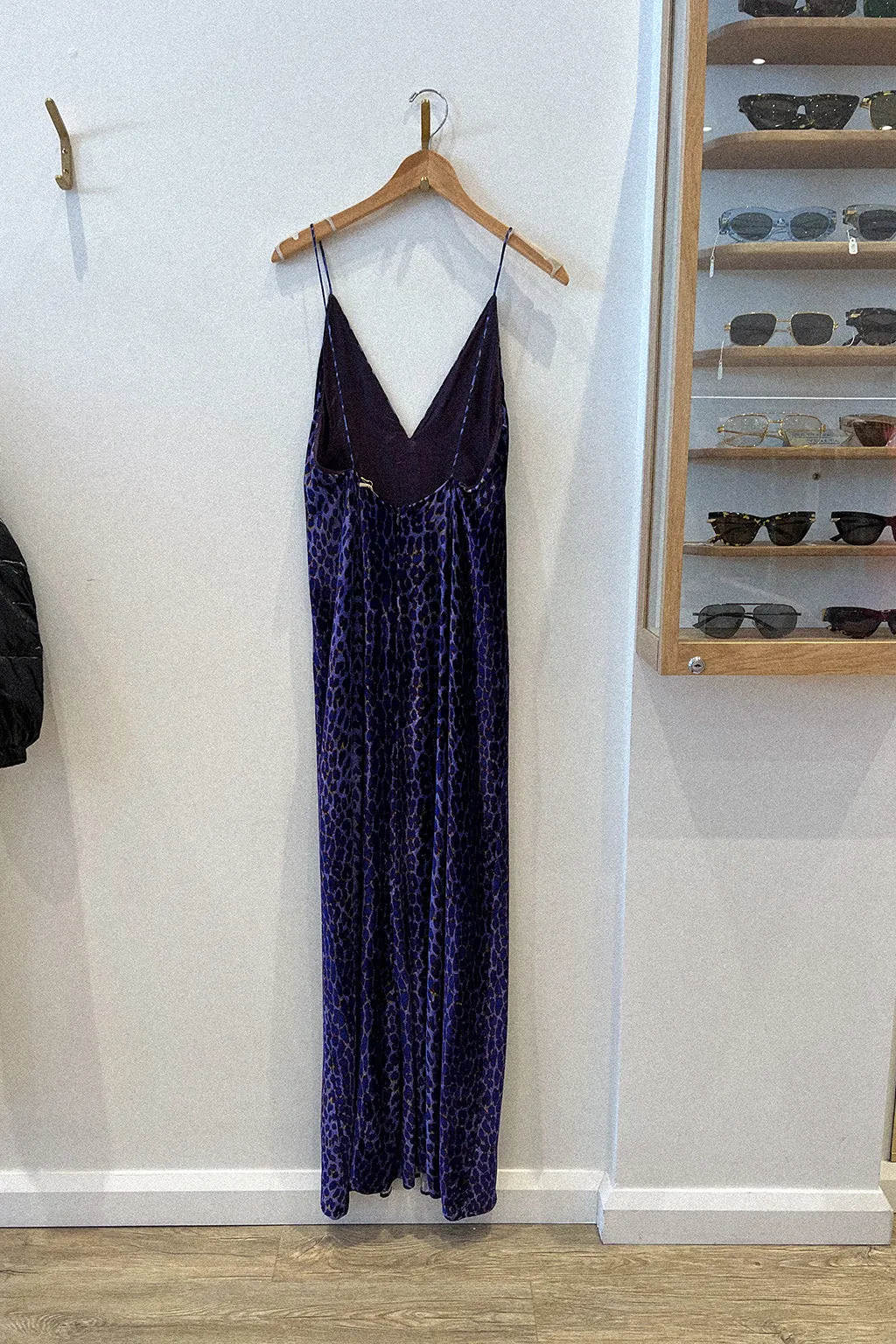 VELVET SLIP DRESS