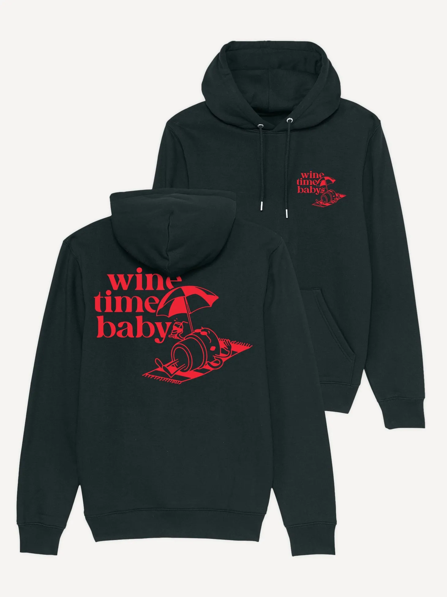 Wine Time Baby Hoodie