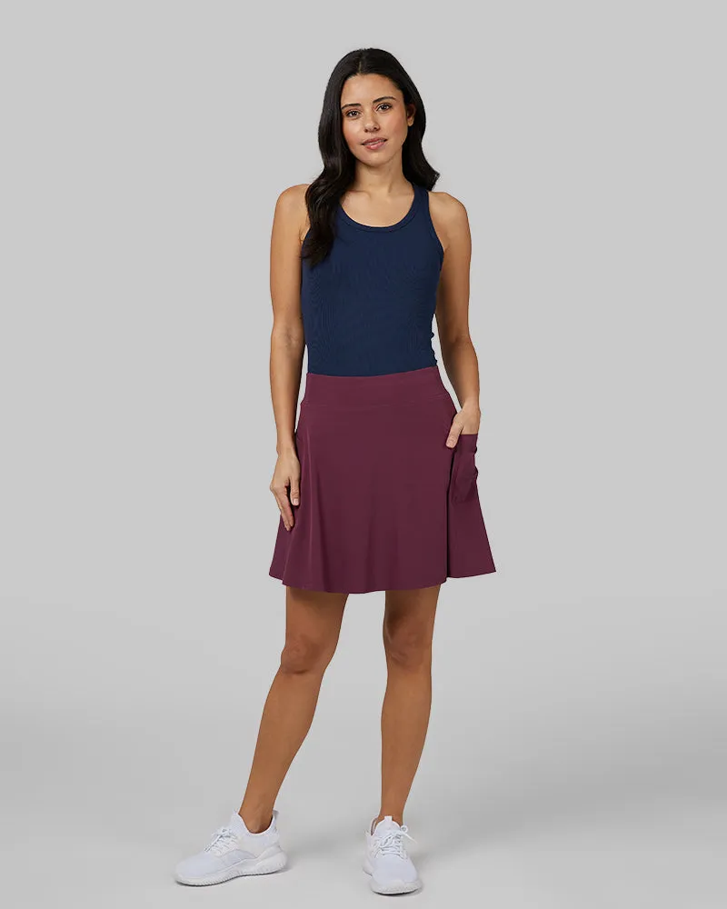 WOMEN'S FLYWEIGHT WOVEN SKORT