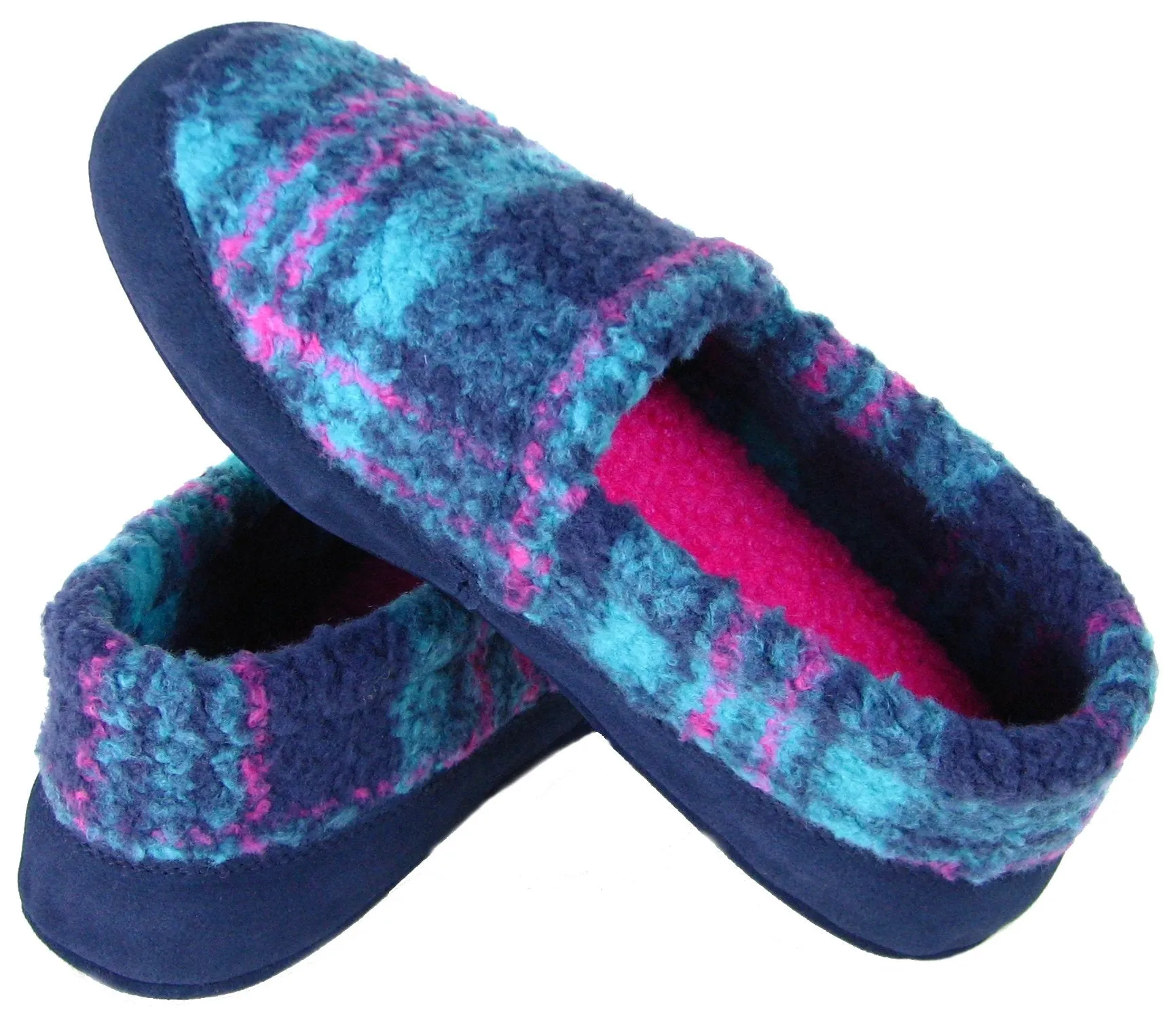 Women's Perfect Mocs - Peacock Plaid