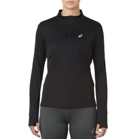 Women's Silver Long Sleeve 1/2 Zip