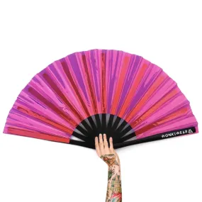 XL Festival Fan - Iridescent, pink passion