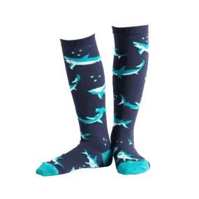 Youth Shark Attack Knee Socks