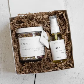 ZEN gift set with foot soak and body & bath oil